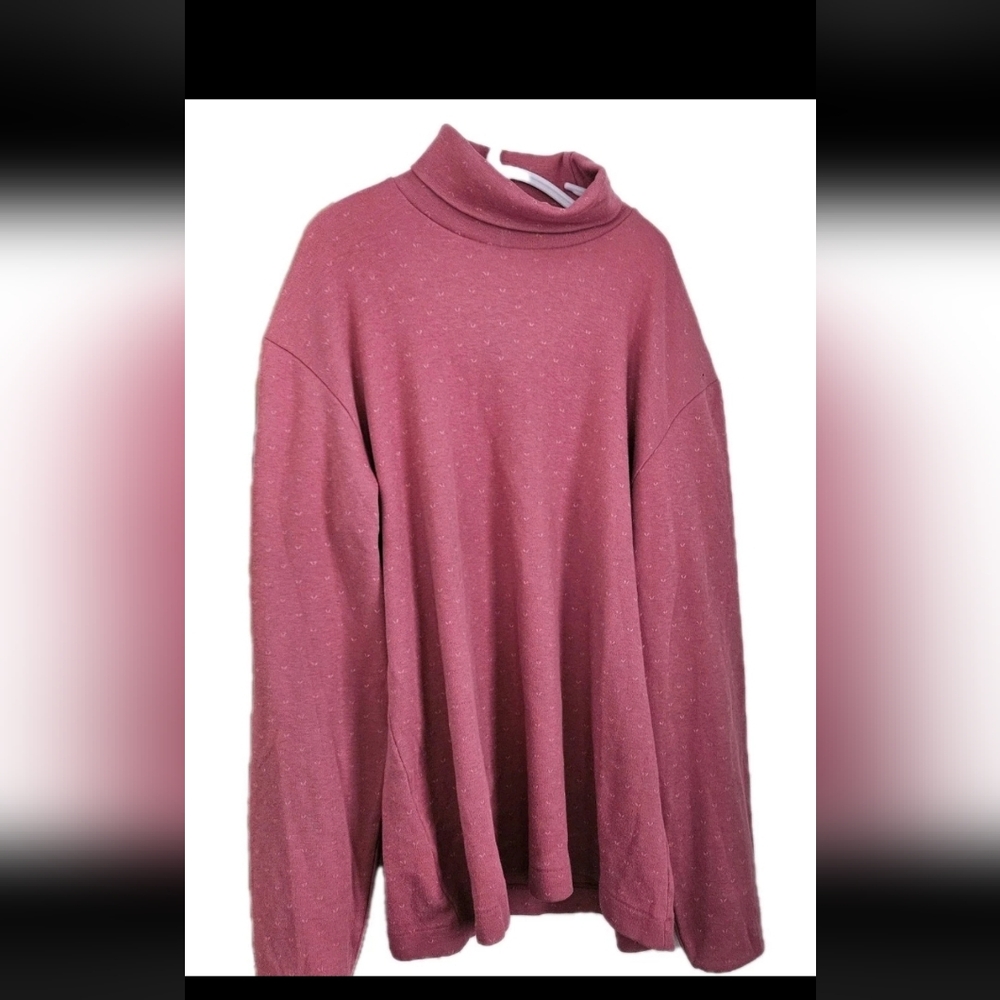 L.L. Bean Dusty Rose Turtleneck Sweater